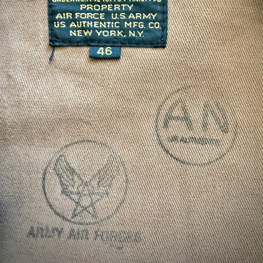 ❌SOLD❌ 🎉HP🎉 Leather Bomber A-2 Flight Jacket - Picture 8 of 8
